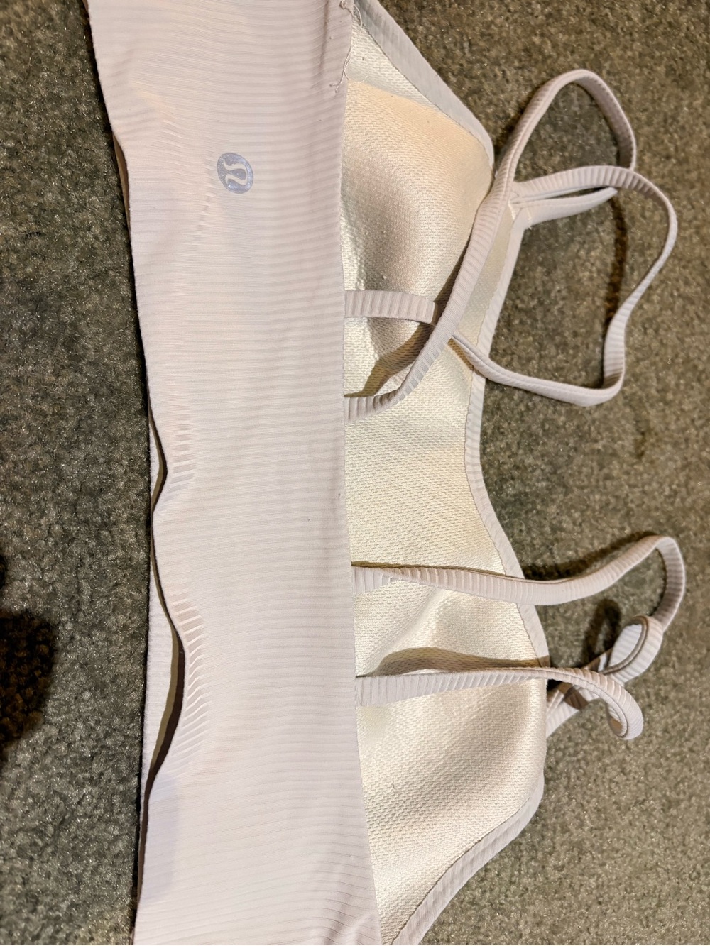 lululemon athletica Light Pink Strappy Sports Bra